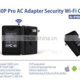 15 Degree Upward Viewing Angle Pro ac Adaptor Home Security Hidden Wifi Camera thumbnail-5