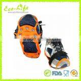 4 Sizes 10 Spikes Silicone Snow Ice Crampons, Anti-skid Shoe Cover for Ice and Snow thumbnail-6