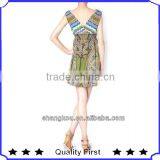 2013 hignwaist women fancy printed dresses party derss and formal dress shk197