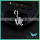 Foreverone DEF White Moissanite Diamond Pendent 18K White/yellow Gold for Necklace thumbnail-6