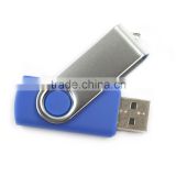 Wholesale 2GB USB Flash Drive Memory Stick Drive Swivel design Blue