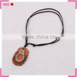 Leather Necklace With Hat Pendant, for Party Fashionable New Design Necklace thumbnail-3