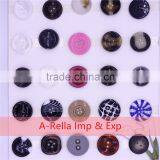 Round Shape 4 Holes Buttons for Garment Resin Materials Flatback