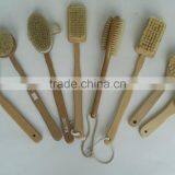 Long Handle Bath Brush With Natural Boar Bristles thumbnail-1