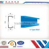 China Supplier C Purlin Truss Hot Dipped Galvanized c Purlin Steel Structure c Channel Photovoltaic Solar Panel thumbnail-1