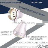 BRUSH CUTTER CONNECTER WITH CLUTH DRUM/BRUSH CUTTER SPARE PARTS/BRUSH CUTTER WITH WHEELS thumbnail-1