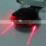 3 LED Lamps Waterproof Cycling Seatpost BikeTaillight Warning Flashing Light With Dual Laser Lines for Bicycle Accessories thumbnail-2