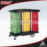 Commercial Tripple Capacity Hotel Laundry Cart/Hospital Laundry Cart thumbnail-1