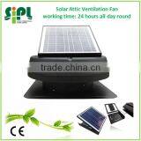 Day & Night Air Circulation Solar Powered Attic Fan With Battery System for 24 Hours Nonstop Ventilation thumbnail-2