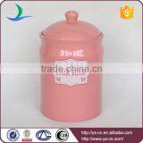 Wholesale Ceramic Biscuit Tea Sugar and Coffe Jars Container Sets thumbnail-6