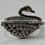 Jewelled Swan Napkin Ring for Wedding thumbnail-1