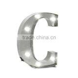 Factory Price Illuminated Marquee Metal LED Light Letter C thumbnail-2