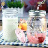 Food Spice Kitchen Storage Glass Drinking Jar With Mental Lid Wholesale thumbnail-1