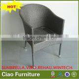 Aluminum Frame Outdoor Stackbale Arm Chair thumbnail-1