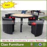 Outdoor Furniture Garden Coffee Shop Table Chair Modern Dining Set thumbnail-1