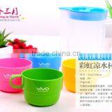 Transparent Plastic Jar With 4 Cups thumbnail-1