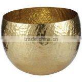 Brass Hammered Hanging Bowl thumbnail-1