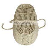Hand Woven Maize Straw Portable Baby Carrier Basket for Baby Sleeping thumbnail-2