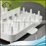 NBRSC Adjustable Plastic Dish Plate Drying Rack Kitchen Drainer Draining Holder Storage Tray thumbnail-4