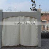 Poly Rattan Gazebo With Curtain thumbnail-2