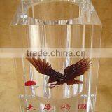 JINGYAGE Crystal Pen Holder for Office Desktop Gifts Souvenirs thumbnail-2