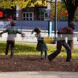 Bronze Casting Foundry Children Playing in the Garden Bronze Statues thumbnail-2
