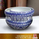 Small Style Blue and White Porcelain Aquarium Fish Chinese for Best Sale in China thumbnail-2