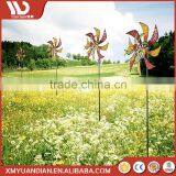 Spinner Double Wheel Flower Metal Craft Pinwheel 59 Inch Outdoor Decoration Ornament Garden Windmill thumbnail-4