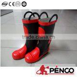 Fire Fight Suits Boot Rubber Ankle Feet Protection Acid Resistant Oilproof Waterproof Shoe Wearing thumbnail-1