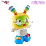 Good Selling Funny Kids Platic Doll Moveable Doll Toys With Sound And Light thumbnail-3