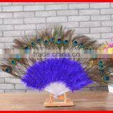 Promotional Peacock Feather Fan thumbnail-5