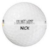 Printed Logo Tournament Ball Golf Range Ball Gift Ball thumbnail-3