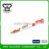 Latest Arrival Fruit Pattern Colored Stainless Paring Fruit Knife With Cover thumbnail-4