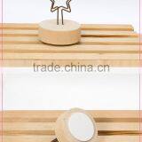 OEM Designs Bronze Metal Card Clips With Round Wooden Base thumbnail-4