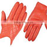 Ladies Bright Red Fashion Gloves