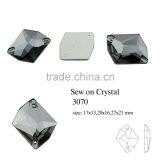 YIWU Wholesale Flatback Crystal Sew on Stones With Holes for Dress Accessories thumbnail-1