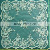 Eco-friendly Royal Blue African Voile Lace Fabric thumbnail-1