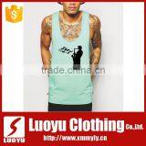 100% Cotton Loose Style Tank Top Custom Printed Logo thumbnail-1
