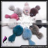 CX-R-11D New Design Colourful Animal Fox Fur Keychain thumbnail-6