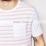 2015 HOYUGO Relaxed Fit Stripe Men's t Shirt With Front Pocket thumbnail-3