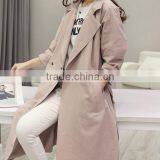 Zm35728a Fashion Autumn Women Boutique Long Trench Coat for Wholesale thumbnail-5