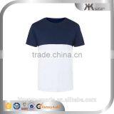 Wholesale Custom Navy Blue and White Mens T-shirts 100% Cotton t Shirts thumbnail-1