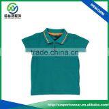 OEM Custom Uniform Kids Polyester Knit Collar Sport Polo Shirt Wholesale thumbnail-3
