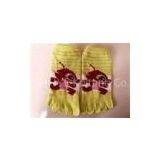 Polyester Custom Comfortable Good Elasticity Five Toe Socks, Argyle Long Socks thumbnail-1