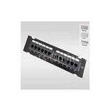 IDC PC UL94V-0 12port Cat6 Patch Panel Wall Mounted Type With Out Bracket