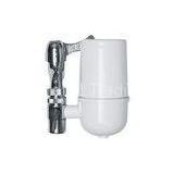 White Kitchen On Tap Water Filter , Sink Faucet Water Purifier Tap Filter With Granular Carbon Cartr