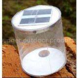 LED Outdoor Camping Light, Solar Camping Lantern Inflatable Transparent thumbnail-1