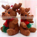 New Plush Toys Christmas Reindeer Stuffed Toys With Scarf thumbnail-3