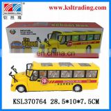 mini vehicle bus,cartoon school bus plastic toy school bus