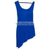 T-WV512 Sidelong Spandex Rayon Singlet Backless Ladies Tops Latest Design thumbnail-5